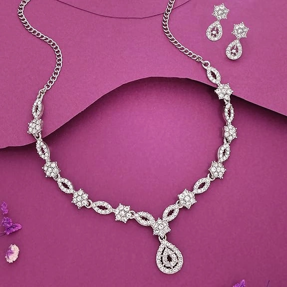 Necklace set Silver Plated